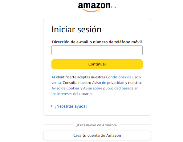 Factura de Amazon