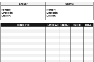 Modelo factura de abogado: en Word, Excel y PDF