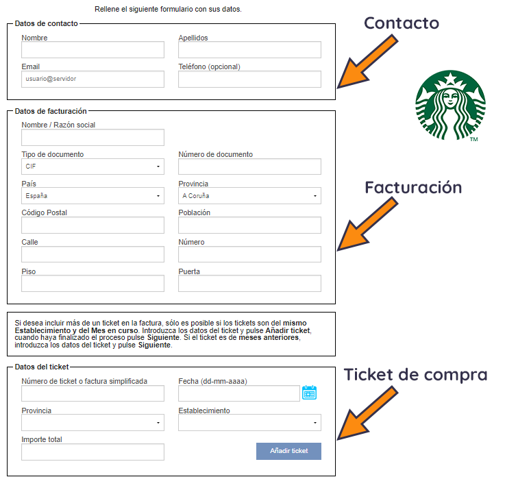 facturacion-ticket.alsea Starbucks
