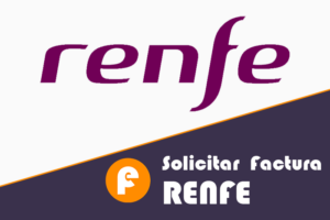 Solicitar la factura en Renfe