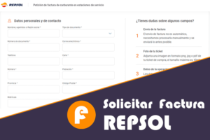 Solicitar factura Repsol