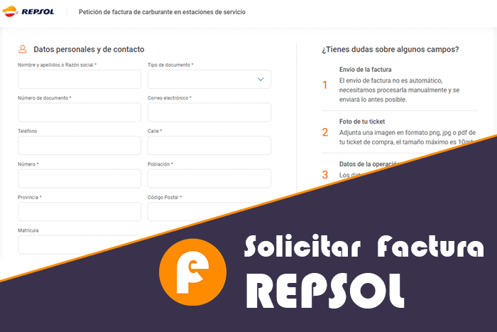 solicitar factura repsol