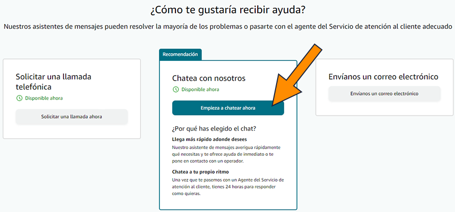 atención al cliente amazon teléfono gratuito