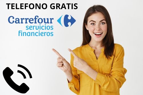 teléfono gratuito de servicios financieros carrefour