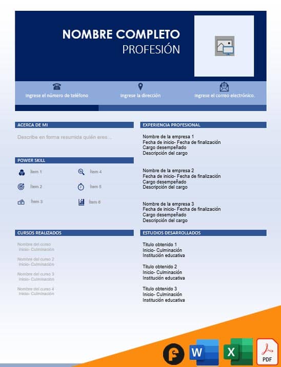 plantillas curriculum moderno